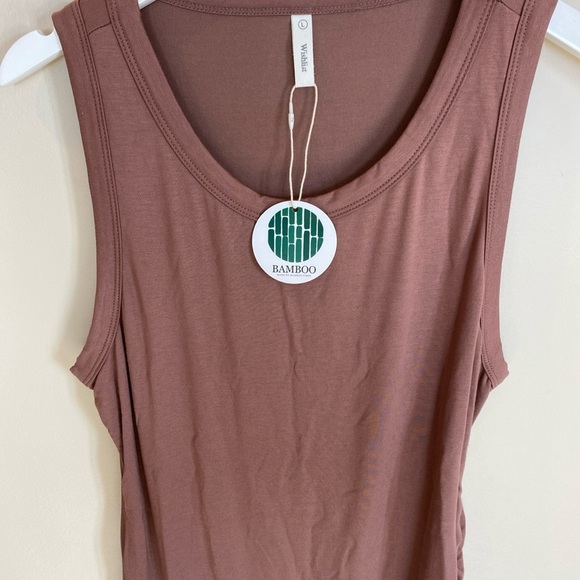 Wishlist Bamboo Dress NWT Brown Large - Picture 2 of 4